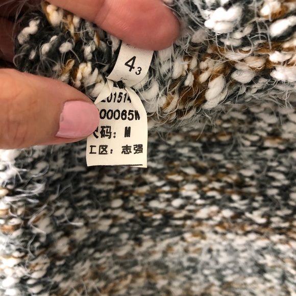 Cliché Couture wool blend duster cardigan with two front pockets Medium - Picture 4 of 6